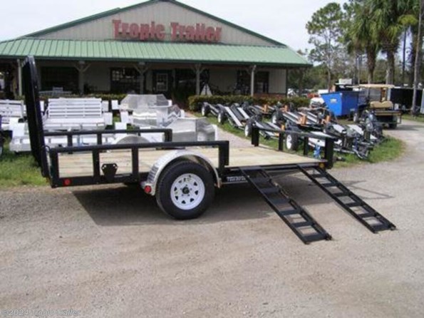 2024 PJ Trailers Utility 77" Single Axle Channel  (U7) 12’ available in Fort Myers, FL