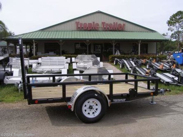 2024 PJ Trailers Utility 77" Single Axle Channel  (U7) 10’ available in Fort Myers, FL
