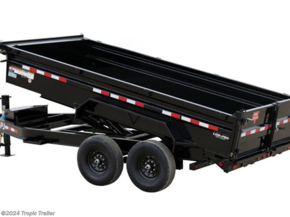 2022 PJ Trailers Dump 14K Low-Profile  PRO (DL) 16' available in Fort Myers, FL