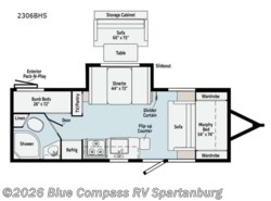 Used 2021 Winnebago Micro Minnie 2306BHS available in Duncan, South Carolina