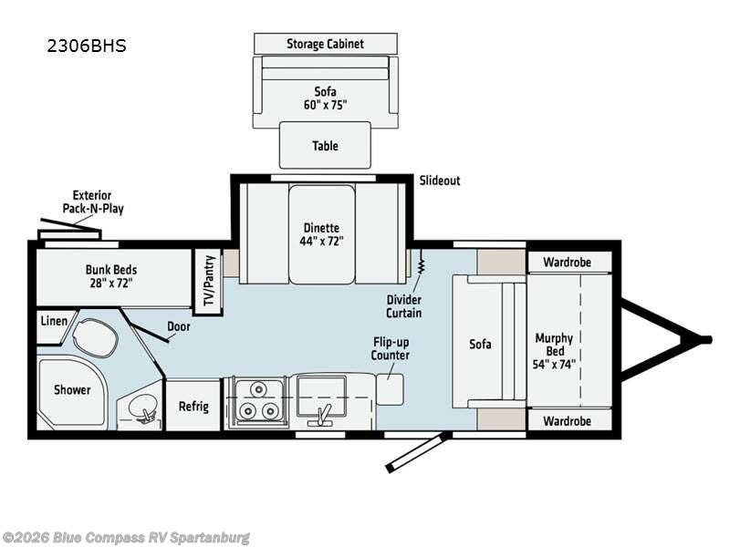 Used 2021 Winnebago Micro Minnie 2306BHS available in Duncan, South Carolina
