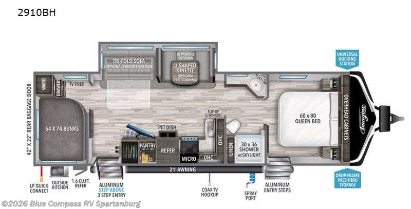 Used 2021 Grand Design Imagine 2910BH available in Duncan, South Carolina