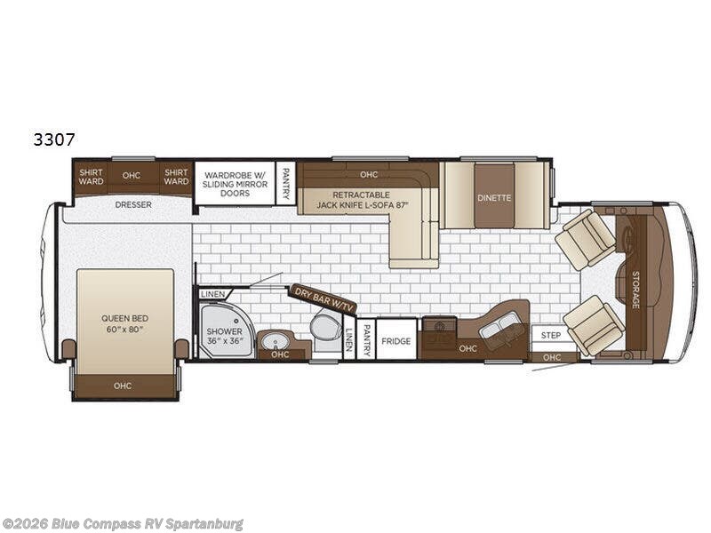 Used 2018 Newmar Bay Star Sport 3307 available in Duncan, South Carolina