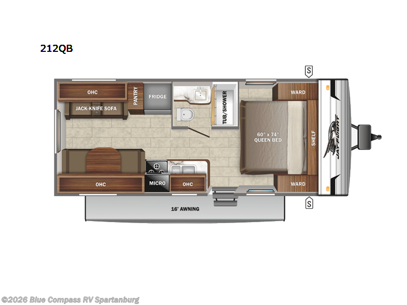 Used 2022 Jayco Jay Flight SLX 8 212QB available in Duncan, South Carolina
