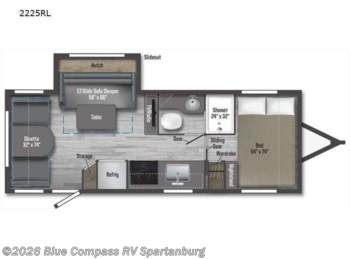 Used 2022 Winnebago Micro Minnie 2225RL available in Duncan, South Carolina