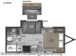 Used 2022 Winnebago Micro Minnie 2108FBS available in Duncan, South Carolina