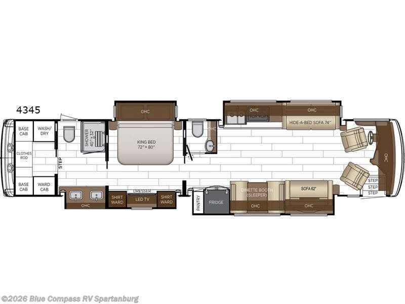 New 2027 Newmar Dutch Star 4345 available in Duncan, South Carolina