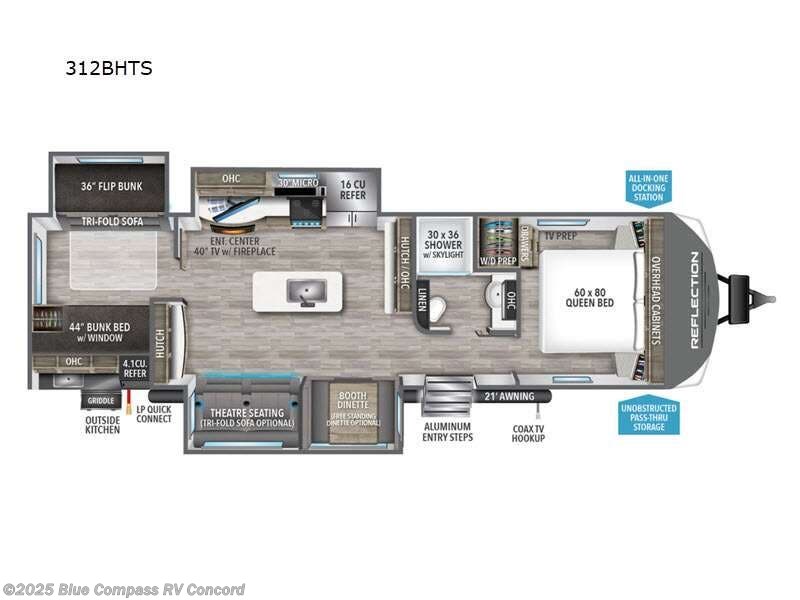 Used 2023 Grand Design Reflection 312BHTS available in Concord, North Carolina