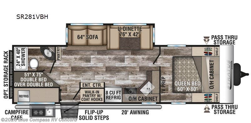 Used 2020 Venture RV Stratus Ultra-Lite SR281VBH available in Concord, North Carolina