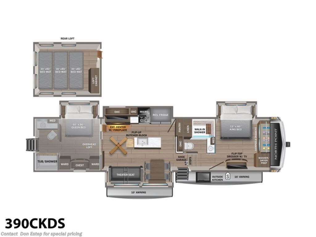 2024 Jayco North Point 390ckds Rv For