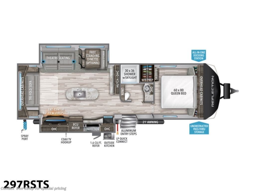 Used 2021 Grand Design Reflection 297RSTS available in Southaven, Mississippi