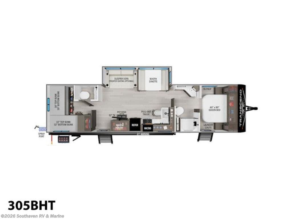 New 2026 Grand Design Transcend 305BHT available in Southaven, Mississippi