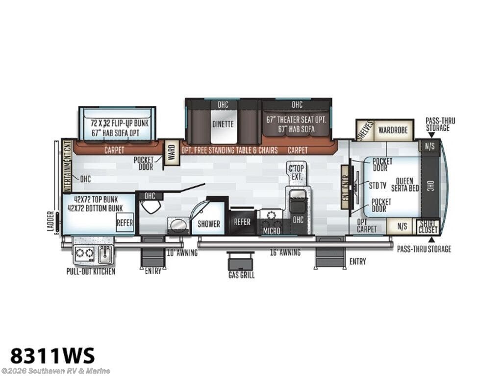 Used 2019 Forest River Rockwood Signature Ultra Lite 8311WS available in Southaven, Mississippi