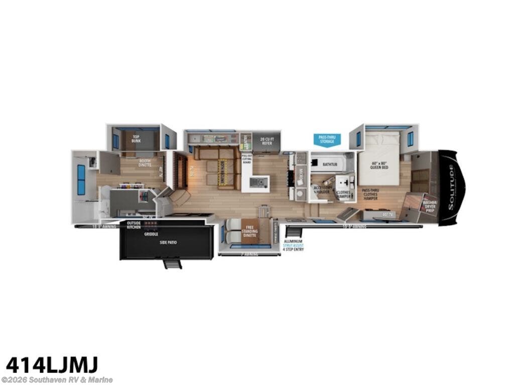 New 2026 Grand Design Solitude 414LJMJ available in Southaven, Mississippi