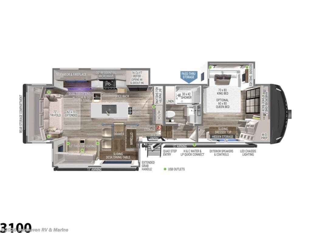 New 2026 Brinkley RV Model Z 3100 available in Southaven, Mississippi
