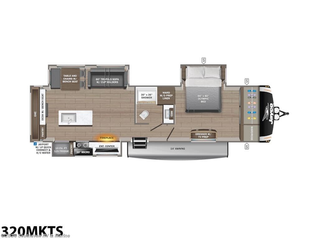 New 2026 Jayco Eagle HT Travel Trailers 320MKTS available in Southaven, Mississippi