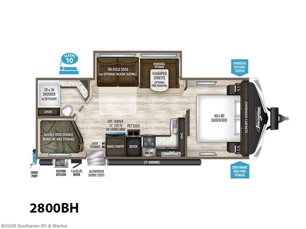 Used 2017 Grand Design Imagine 2800BH available in Southaven, Mississippi