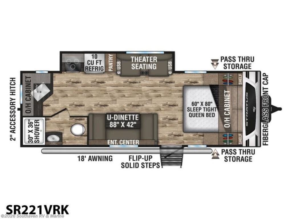 Used 2024  Venture RV Stratus SR221VRK by Venture RV from Southaven RV & Marine in Southaven, MS