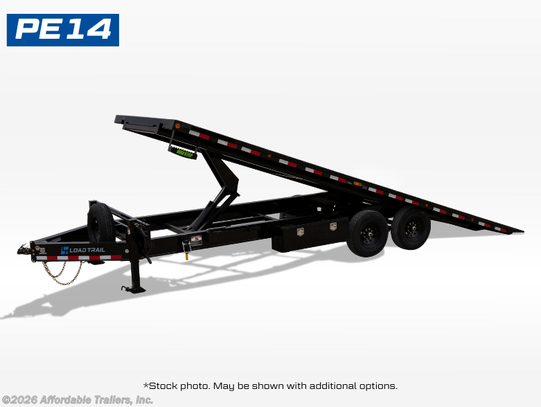 2027 Load Trail PE 102" x 24' Tandem Pintle Hook Equipment Tilt Deck