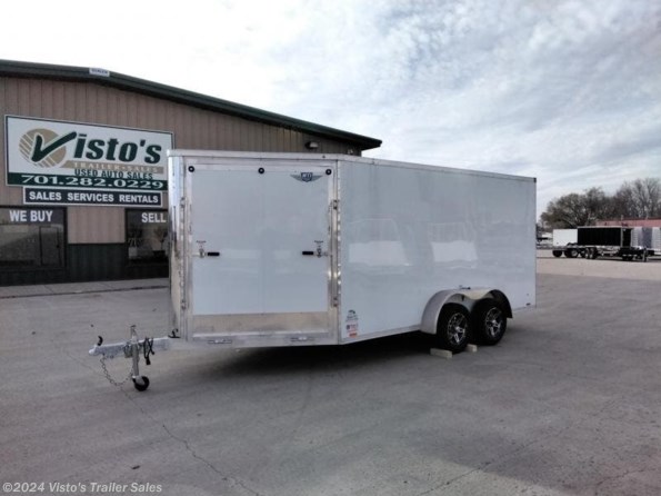 2024 MTI 7'X19' Enclosed Snowmobile Trailer available in West Fargo, ND