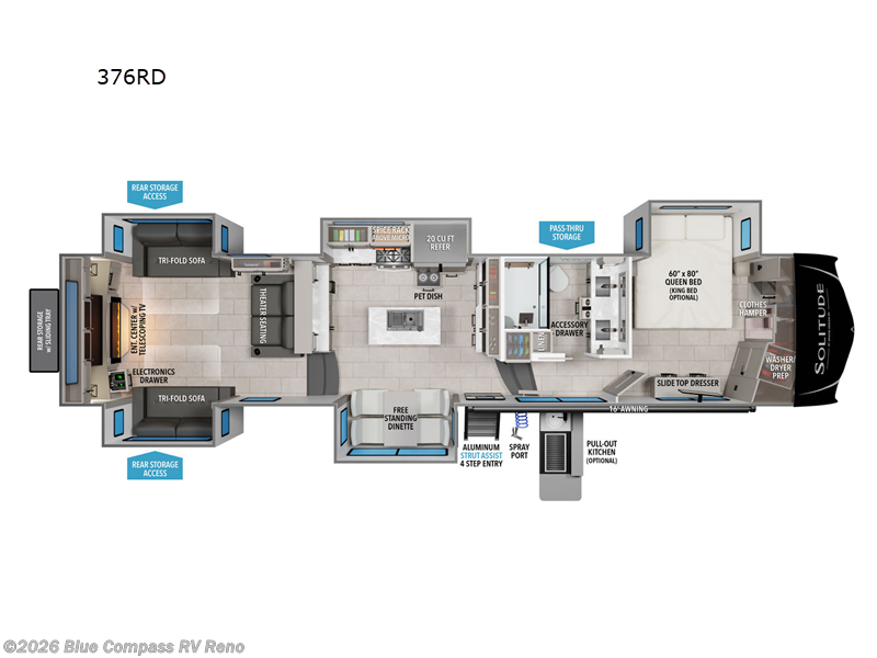 New 2025 Grand Design Solitude 376RD available in Reno, Nevada