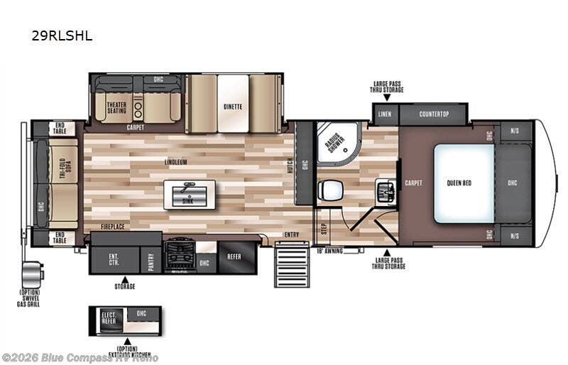 Used 2019 Forest River Wildwood Heritage Glen Hyper-Lyte 29RLSHL available in Reno, Nevada