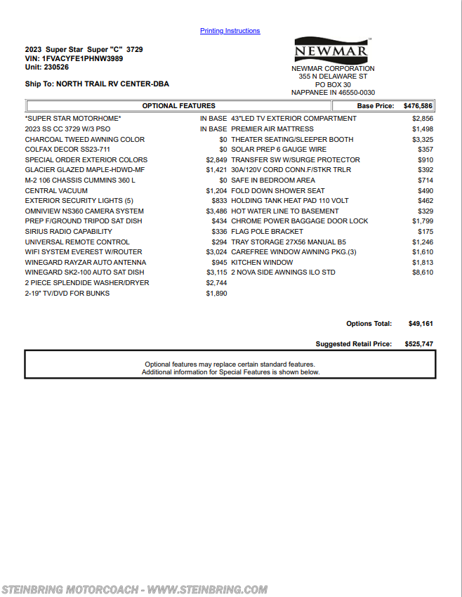 Used 2023 Newmar Super Star 3729 available in Garfield, Minnesota