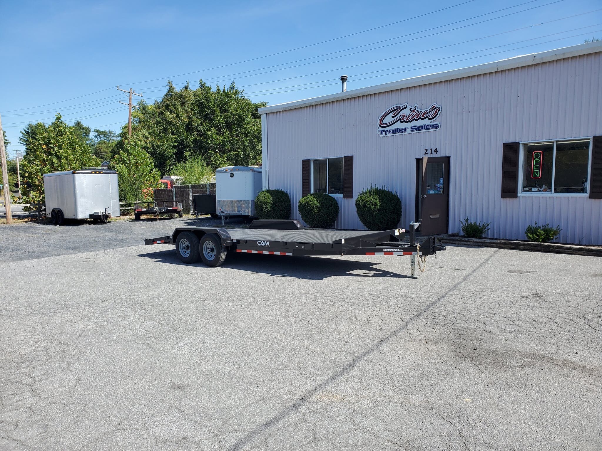 Car Hauler 2020 CAM Superline 20' car hauler steel deck TrailersUSA