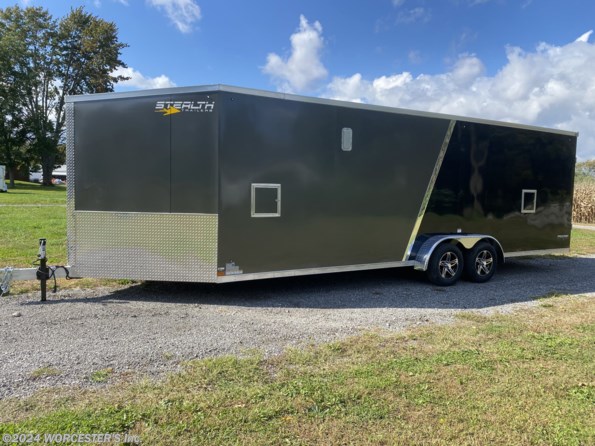 2022 Stealth Predator 7ft x 29 ft  snowmobile trailer available in N. Ridgeville, OH
