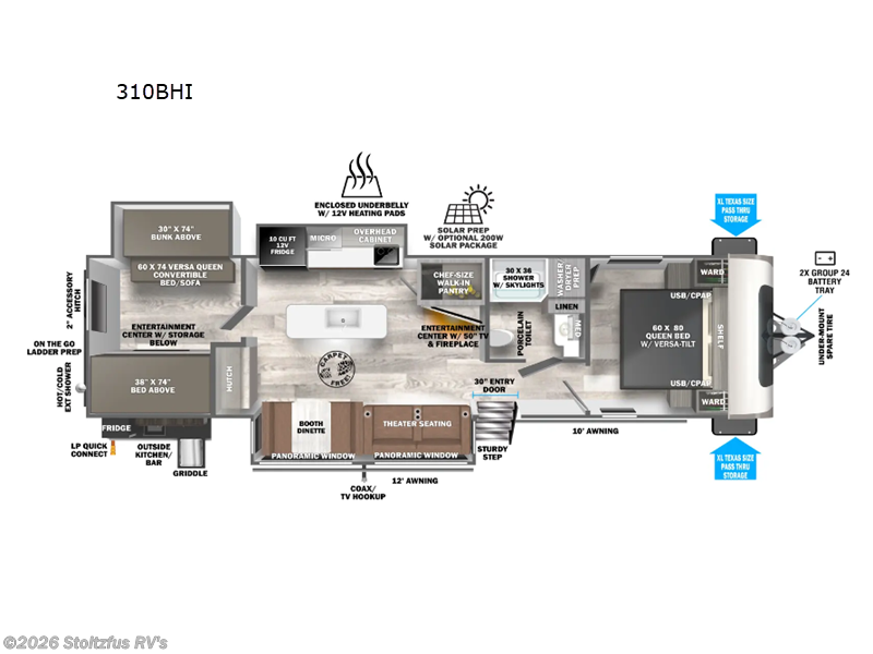 New 2026 Forest River Salem Hemisphere 310BHI available in Adamstown, Pennsylvania