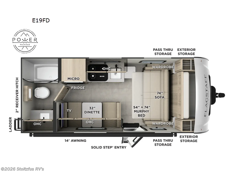 New 2026 Forest River Flagstaff E-Pro E19FD available in Adamstown, Pennsylvania