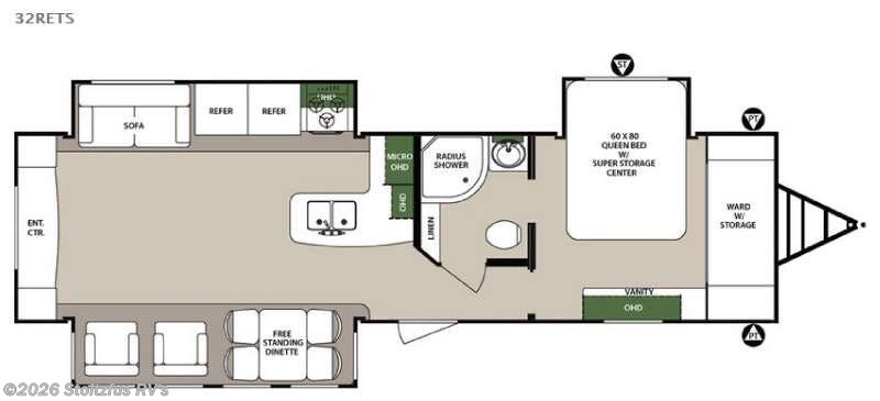 Used 2016  Forest River Surveyor 32RETS by Forest River from Stoltzfus RV's in Adamstown, PA