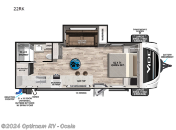 New 2024 Forest River Vibe 22RK available in Ocala, Florida
