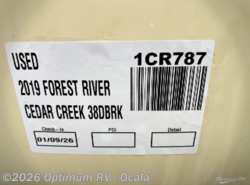 Used 2019 Forest River Cedar Creek Hathaway Edition 38DBRK available in Ocala, Florida