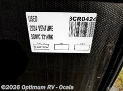 Used 2024 Venture RV Sonic SN231VRK available in Ocala, Florida