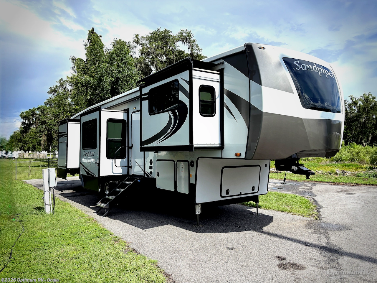 Used 2022 Forest River Sandpiper Luxury 379FLOK available in Ocala, Florida