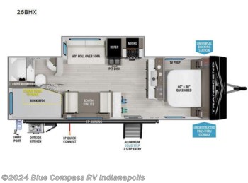 New 2024 Grand Design Transcend Xplor 26BHX available in Indianapolis, Indiana