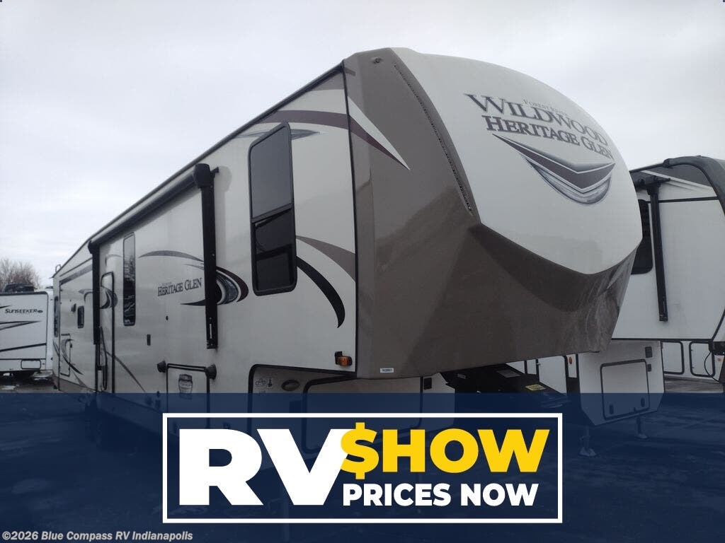 Used 2021 Forest River Wildwood Heritage Glen 370BL available in Indianapolis, Indiana