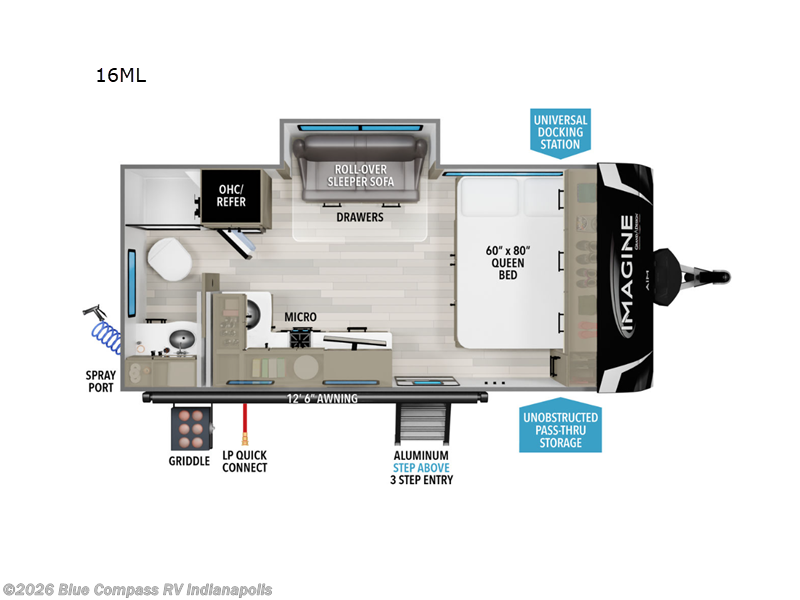 Used 2025 Grand Design Imagine AIM 16ML available in Indianapolis, Indiana