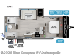 New 2026 Grand Design Transcend Xplor 22RBX available in Indianapolis, Indiana