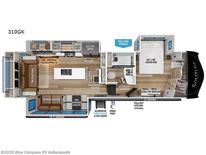 New 2026 Grand Design Solitude 310GK available in Indianapolis, Indiana