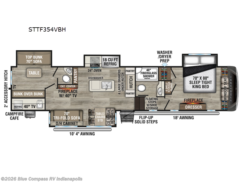 New 2026 Venture RV SportTrek Touring Edition STTF354VBH available in Indianapolis, Indiana