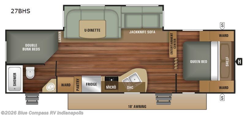Used 2018 Starcraft Autumn Ridge Outfitter 27BHS available in Indianapolis, Indiana