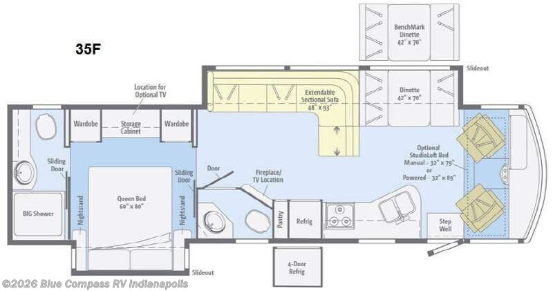 Used 2015 Winnebago Vista 35F available in Indianapolis, Indiana