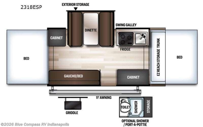 Used 2021 Forest River Rockwood Extreme Sports 2318ESP available in Indianapolis, Indiana
