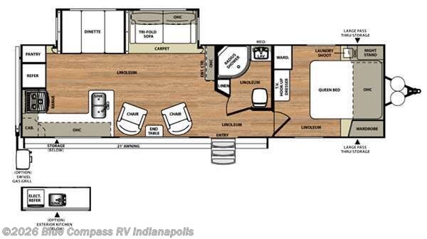 Used 2015 Forest River Wildwood Heritage Glen 282RK available in Indianapolis, Indiana