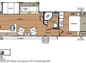 Used 2015 Forest River Wildwood Heritage Glen 282RK available in Indianapolis, Indiana