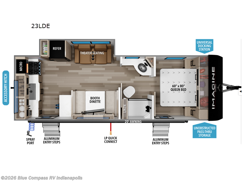 New 2027 Grand Design Imagine XLS 23LDE available in Indianapolis, Indiana