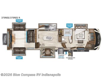 Used 2019 Grand Design Solitude 375RES available in Indianapolis, Indiana
