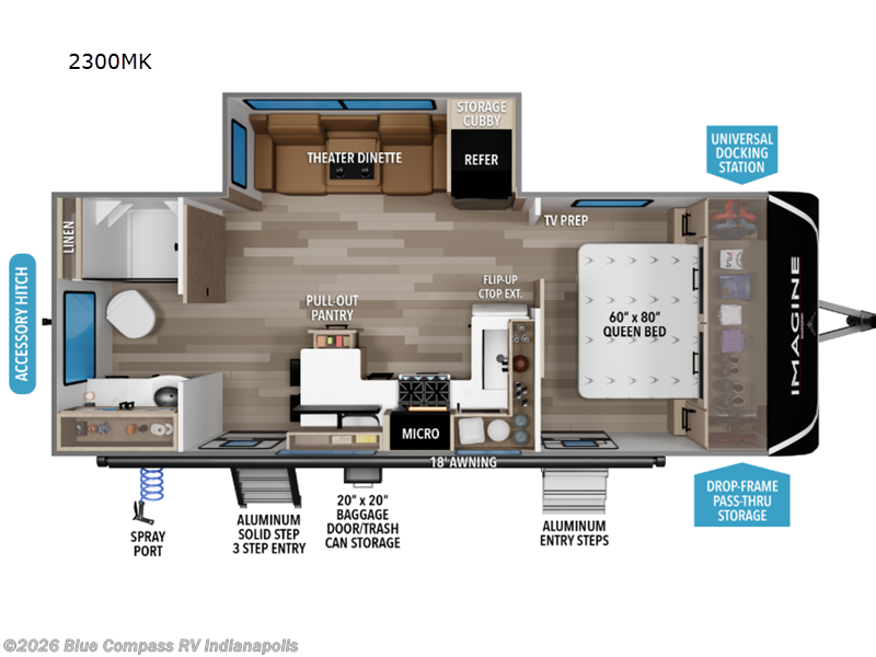 New 2027 Grand Design Imagine 2300MK available in Indianapolis, Indiana